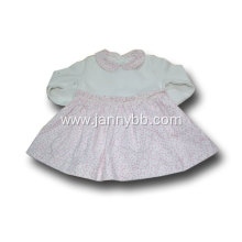 baby girl long sleeve flower print dress